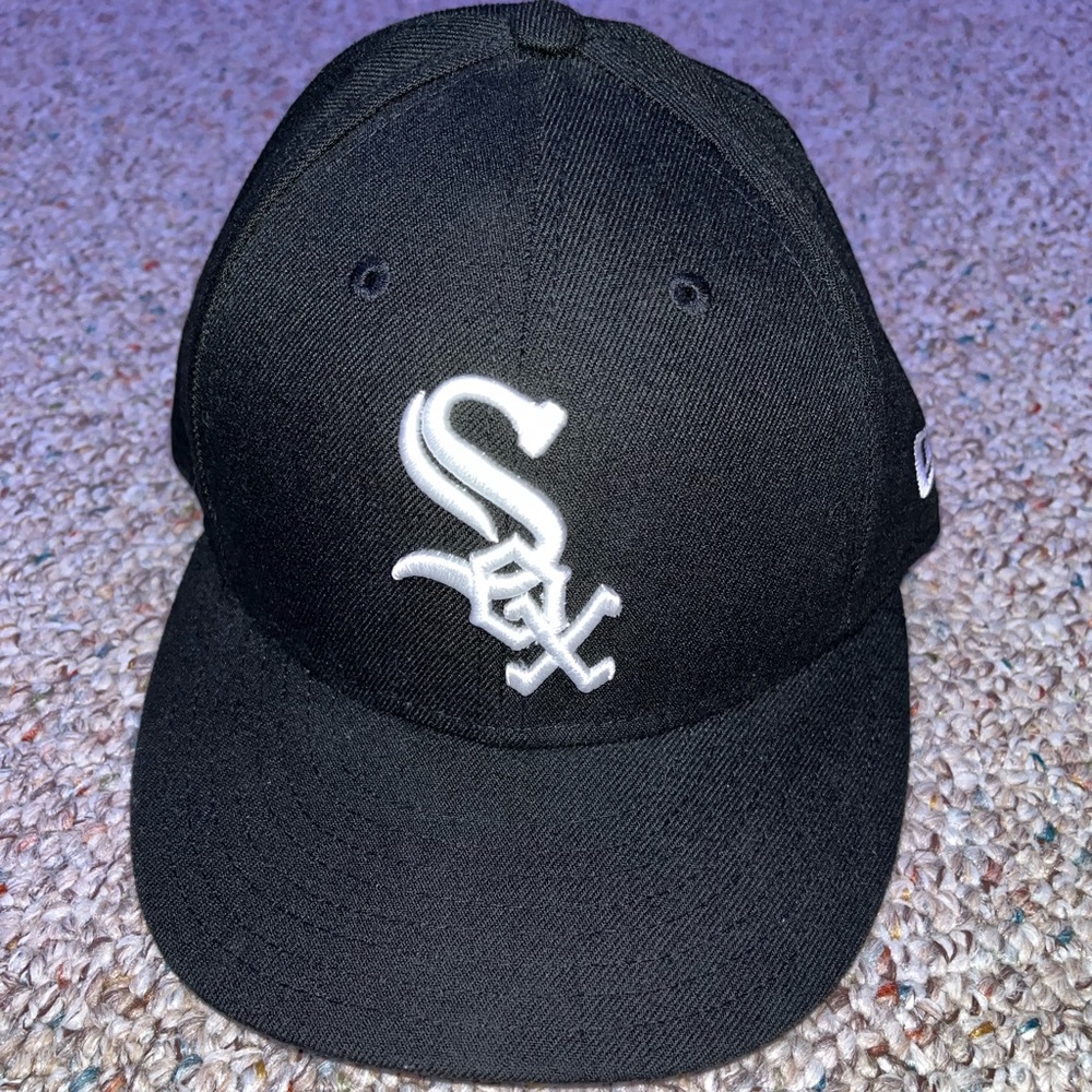 Chicago White Sox New Era Black 59FIFTY Fitted Hat